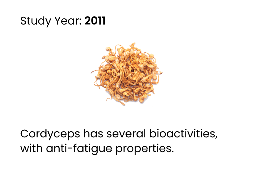 published science journal talking about cordyceps benefits