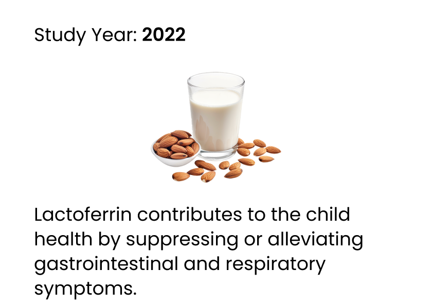 Science journal on role of lactoferrin for kids