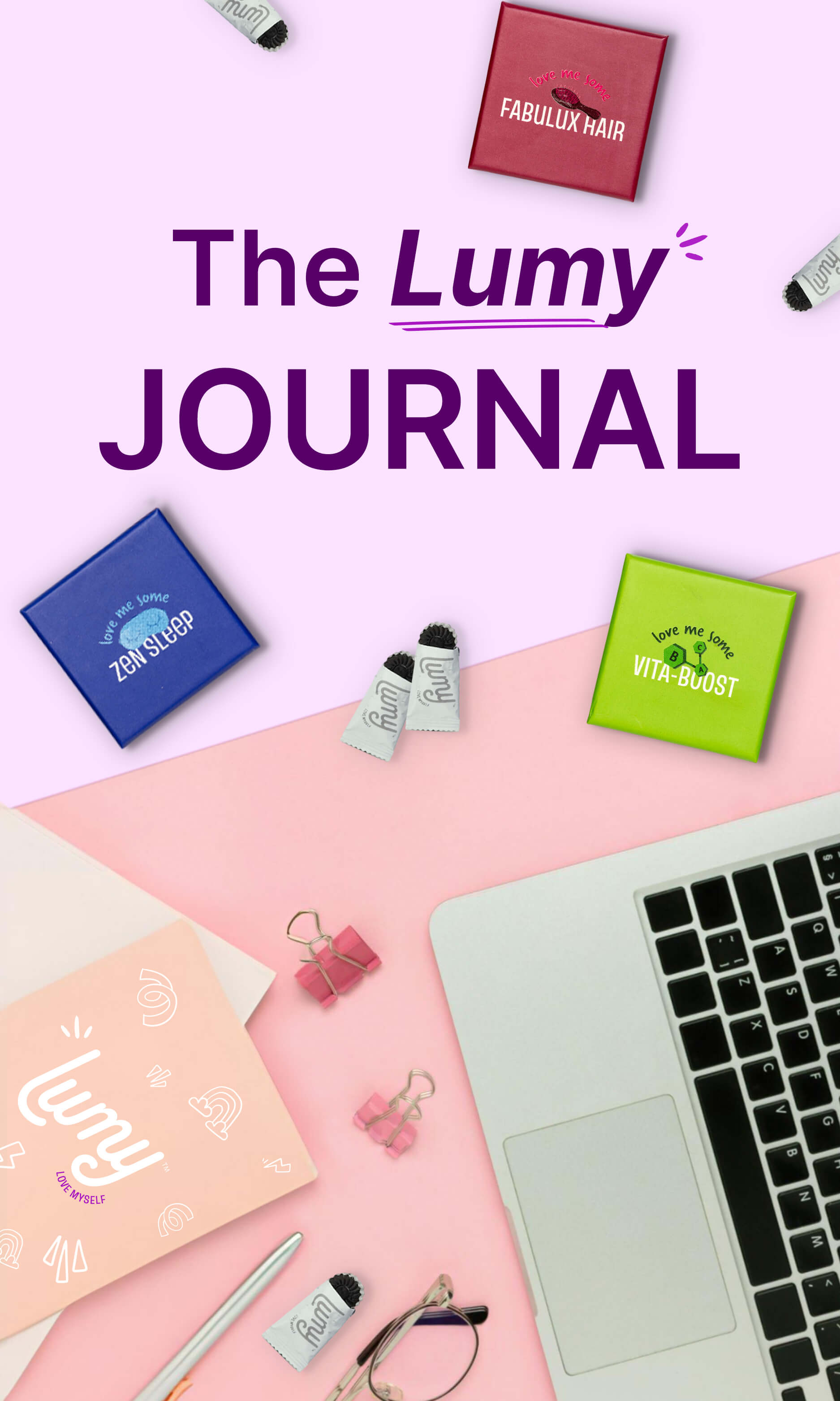get knowledge and health rituals that work in the lumy journal